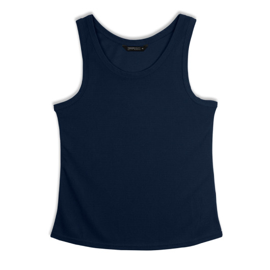 Navy Womens Sports Tank Tops